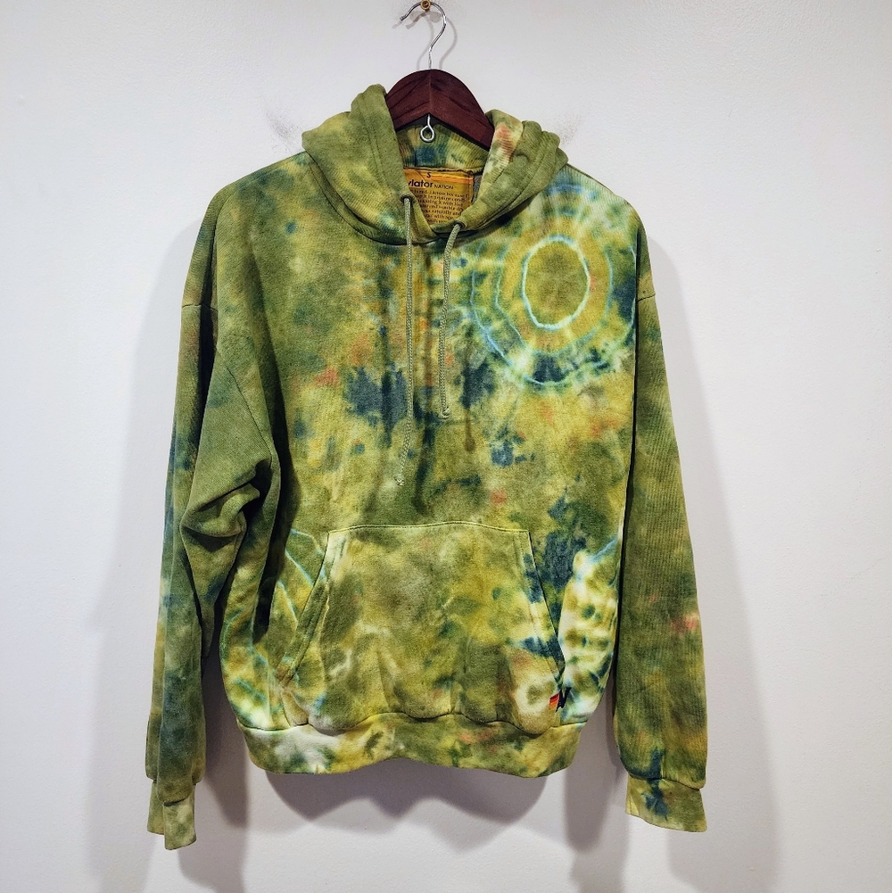 Aviator Nation Hand Dyed Pullover Hoodie